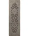 Bb Rugs Sheridan 2'6"x8' Runner Area Rug In Mocha