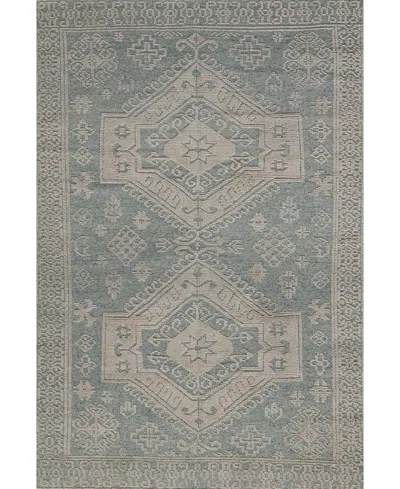 Bb Rugs Sheridan 7'9"x9'9" Area Rug In Teal