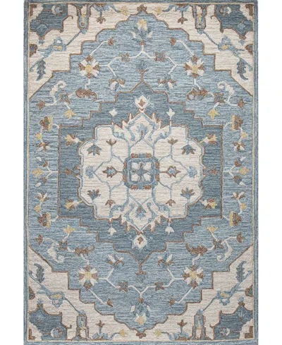 Bb Rugs Taron 5'x7'6" Area Rug In Light Blue