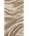 Bb Rugs Taron Al301 2'6" X 8' Runner Area Rug In Beige