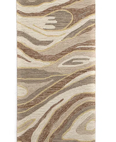 Bb Rugs Taron Al301 2'6" X 8' Runner Area Rug In Beige