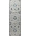 Bb Rugs Taron Al306 2'6" X 8' Runner Area Rug In Ivory