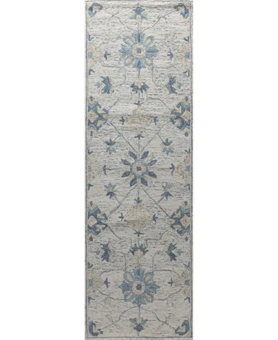 Bb Rugs Taron Al306 2'6" X 8' Runner Area Rug In Ivory