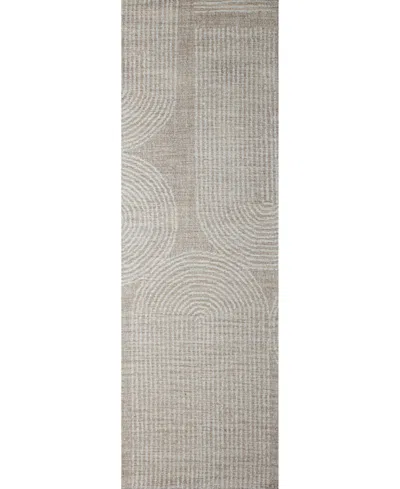 Bb Rugs Taron Al312 2'6"x8' Runner Area Rug In Beige