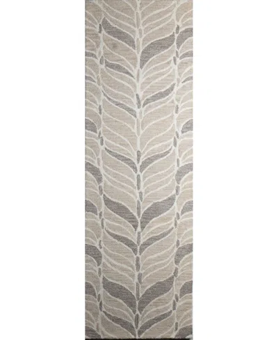 Bb Rugs Taron Al313 2'6"x8' Runner Area Rug In Beige