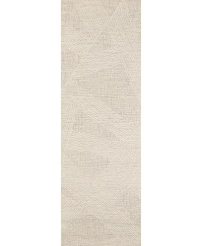 Bb Rugs Taron Trn120 2'6" X 8' Runner Area Rug In Beige