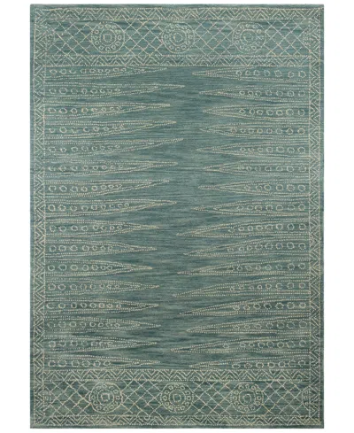 Bb Rugs Veneto Cl153 7'6" X 9'6" Area Rug In Teal