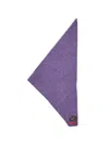 B.b. Walace Knitted Triangular Bandana In Purple