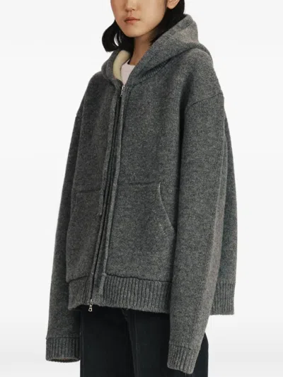B.b. Walace Marshall Zip-up Hoodie In Grey