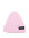 B.b. Walace Ribbed Beanie Hat In Pink