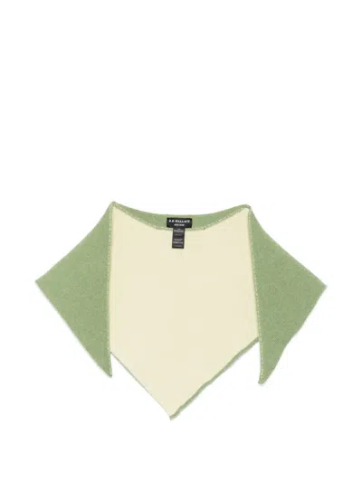 B.b. Walace Zweifarbiger Schal In Green