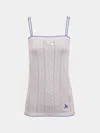 B.b. Wallace B. B. Wallace Chicago Cotton Pointelle Camisole Top Size: M In White