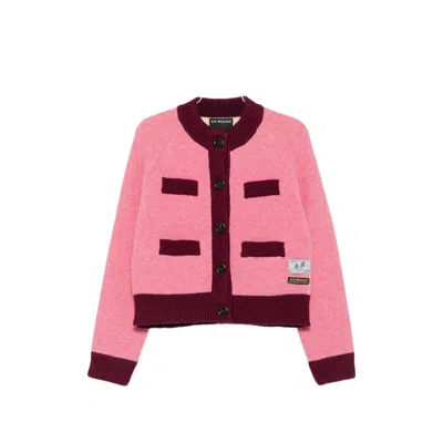 B.b. Wallace B. B. Wallace Frida Colour-block Cardigan In Pink