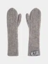 B.b. Wallace B. B. Wallace Irwin Wool Mittens One Size In Gray