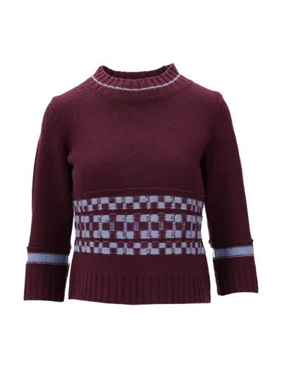 B.b. Wallace Bb Wallace Crew Neck Sweater In Brown