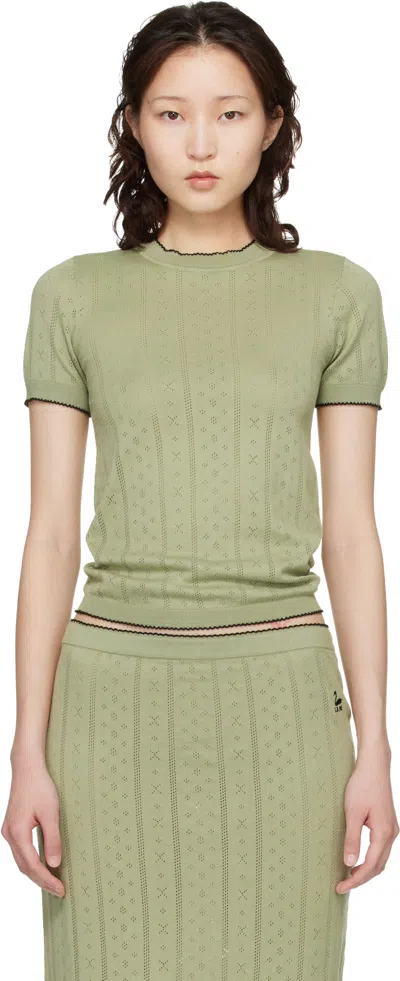 B.b. Wallace Khaki Indiana T-shirt In Green