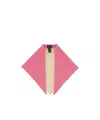 B.b. Wallace Knit Triangular Scarf In Pink