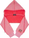 B.b. Wallace Pink Blake Hood Scarf In Pink