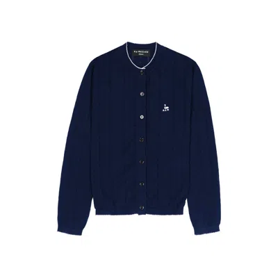B.b. Wallace Bb Wallace Prince Cardigan In Blue