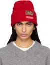 B.b. Wallace Red Peyton Beanie In Red