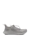 Bback Grid-pattern Toggle-fastening Sneakers In Gray