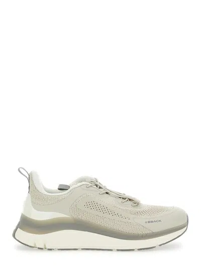 Bback 'pro Dynamic' Grey Sneakers With Extra Cushioning Sole In Tech Fabric Unisex