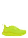 Bback 'pro Dynamic' Yellow Sneakers With Extra Cushioning Sole In Tech Fabric Unisex