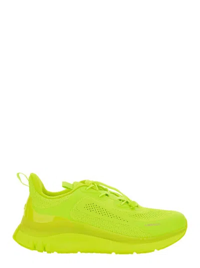 BBACK 'PRO DYNAMIC' YELLOW SNEAKERS WITH EXTRA CUSHIONING SOLE IN TECH FABRIC UNISEX