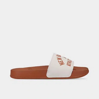 Bbc International, Llc-nb New Balance Men's 200 Heritage Slide Sandals In Walnut/sea Salt