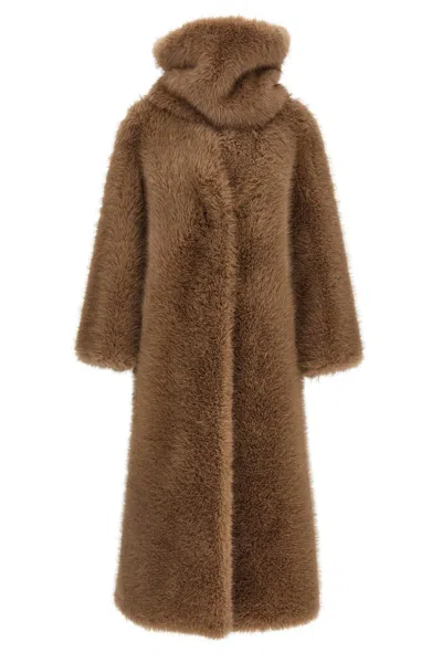 Bbcouture 'biscuit' Eco Fur In Brown