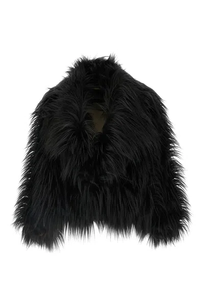 Bbcouture Eco Fur Long Hair In Black