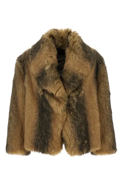 Bbcouture 'sherman' Faux Fur Coat In Multi