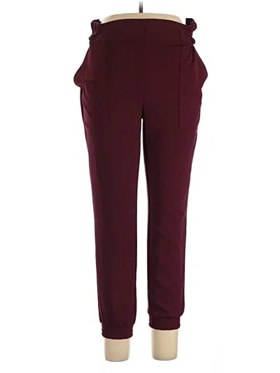 Pre-owned Bbj Los Angeles Casual Pants In Burgundy