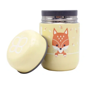 Bbluv Food Thermal Food Container With Spoon In Yellow