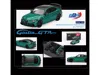 Bbr Alfa Romeo Giulia Gtam Verde Montreal Green Metallic With Carbon Top 1/64 Diecast Model Car By