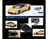 Bbr Maserati Mc20 Giallo Genio Yellow With Black Top 1/64 Diecast Model Car By