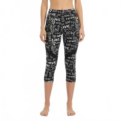 Bbrazil Clothing Love Capri Leggings In Black