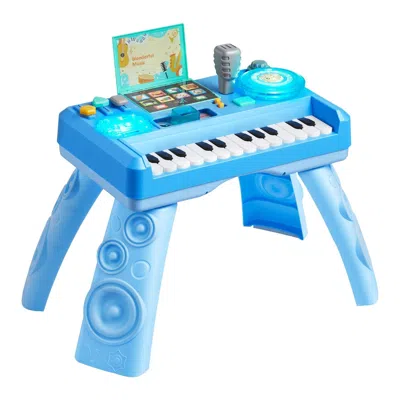 Bbtee Baby Dj Playset For Toddlers 1-3, Educational Musical Table Toys With 133 Sound Sources, Recording A