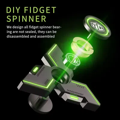 Bbtee Fidget Spinners For Adult, Fidget Toys, Fidgets For Teens,metal Fidget Spinner With Luminous Light S