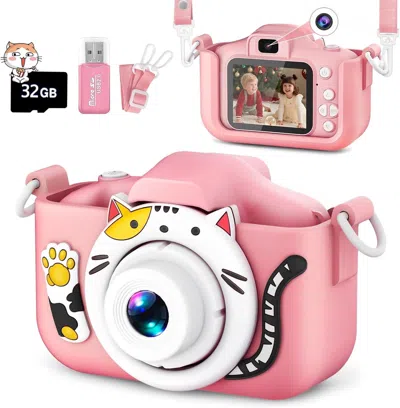 Bbtee Kids Selfie Camera Toys For 3 4 5 6 7 8 9 10 11 12 Year Old Girls Christmas Birthday Festival Gift F