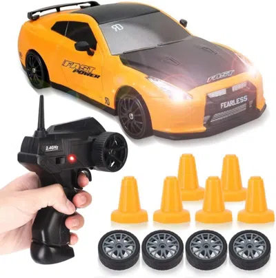 Bbtee Rc Drift Car 1/24 2.4ghz 4wd Remote Control Sport Racing On-road Vehicle With Led Light, Batteries A