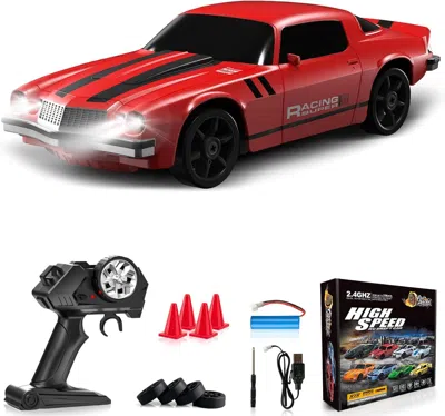 Bbtee Rc Drift Car 1:24 Remote Control Car 4wd 15km/h High Speed Racing Sport Car With Led Lights Rc Cars 