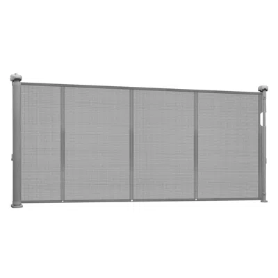 Bbtee Retractable Baby Gate, 34 Inch Tall, Extends Up To 110 Inch Wide, Retractable Gate For Kids Or Pets,