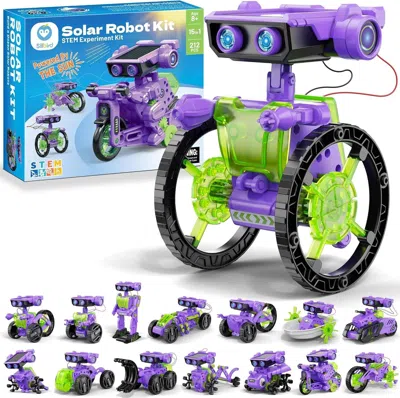 Bbtee Solar Building Robot Kit Christmas Stem Gift For Boys Aged 8-12, Diy 15-in-1 Science Educational Toy