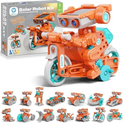 Bbtee Solar Robot Building Kit Christmas Stem Gift For Boys Aged 8-14, 15-in-1 Diy Science Educational Rob