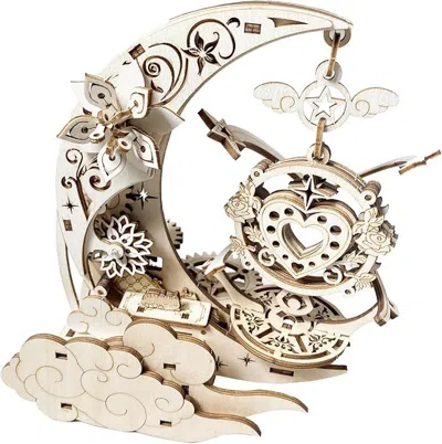 Bbtee Wooden 3d Puzzle For Adults Mechanical Music Box Model Kits Wood Diy Crafts Kit Jigsaw Puzzle For Ag