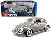Bburago 1955 Volkswagen Kafer Beetle Gray 1/18 Diecast Model Car By  In Gray