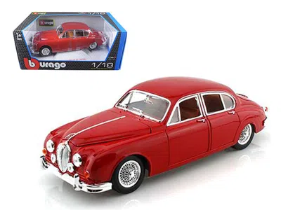 Bburago 1959 Jaguar Mark Ii Red 1/18 Diecast Car Model By