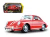 Bburago 1961 Porsche 356 B Coupe Red 1/24 Diecast Model Car By