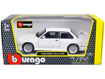 Bburago 1988 Bmw 3 Series M3 E30 White 1/24 Diecast Model Car By